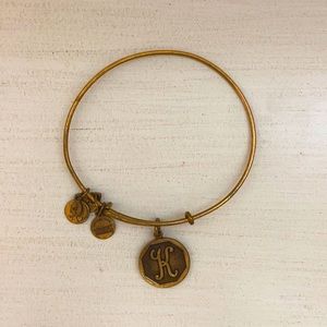 Alex and Ani “K” initial Bangle